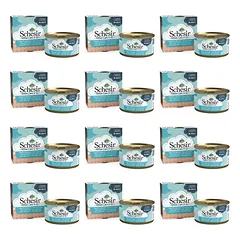 SCHESIR Tunas su alaviju kačiukams 12x85g