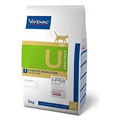 Virbac HPM Veterinary Cat U1 Urology Struvite Dissolution sausas maistas katėms struvitų tirpinimui