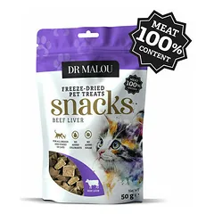 Dr Malou Cat Freeze-Dried Beef Liver Treats 50 g