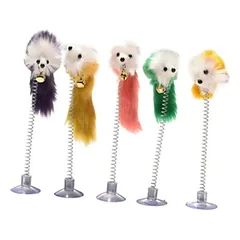 Zoomtopia Lot 4 ressorts avec souris jouet chat anti-griffades