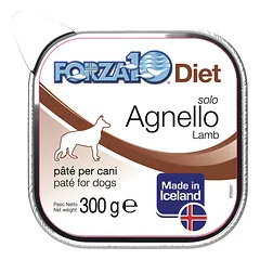 Forza10 Solo Diet konservai hipoalerginiai šunims, su ėriena, 300 g