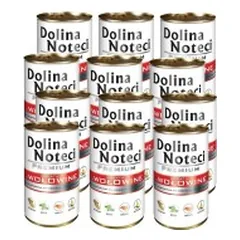 Konservai šunims su jautiena Dolina Noteci Premium, 12 x 400 g