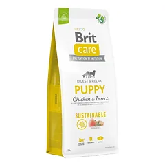 BRIT Care Sustainable Puppy su vištiena ir vabzdžiais 12 kg