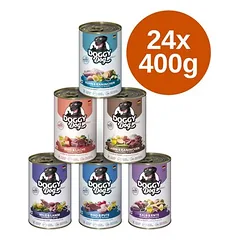 Doggy Dog Adult drėgnas maistas šunims, ekonominė pakuotė 24 x 400 g
