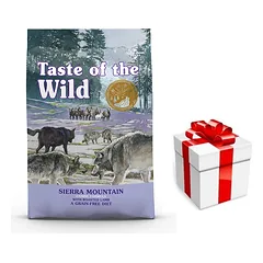 Taste of the Wild Sierra Mountain 12,2 kg + STAIGMENA ŠUNIUI
