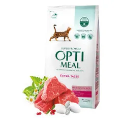 Optimeal Veal sausas pašaras su veršiena katėms - Pet24