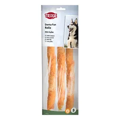TRIXIE Denta Fun skanėstai šunims, kramtomi vištienos suktinukai 250 g