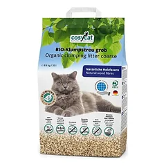 CosyCat ekologiškas gumuliuojantis kraikas STAMBUS iš medienos, 100% natūralus kraikas katėms, 2 x 20 l CosyCat bio kekinis kraikas, stambus, iš medienos, 100 % natūralus kačių kraikas — 3 nuotrauka