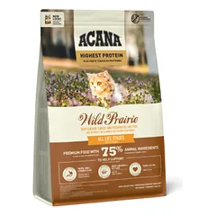 Acana Wild Prairie Cat sausas maistas katėms su paukštiena ir žuvimi  1,8 kg