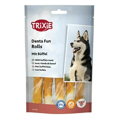 Trixie Denta Fun kramtomosios lazdelės iš buivolo, skanėstai šunims 12 cm, 70 g