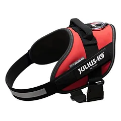 JULIUS-K9 IDC® Power petnešos šunims, raudonos, Vidutiniams 11–25 kg — 2 nuotrauka