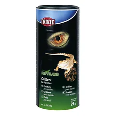 Trixie Crickets, dried papildomas maistas ropliams ir mažiems žinduoliams, 250 ml/25 g