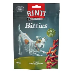 RINTI Bitties 3 rūšių mišinys, skanėstai šunims, 80 - 124 g — 2 nuotrauka