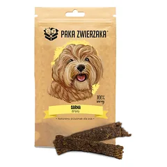 PAKA ZWIERZAKA Stripsy Elnias 100% 70g natūralių skanėstų šunims