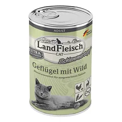 LandFleisch kačių maistas su paukštiena ir žvėriena 6×400 g