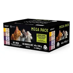 PetRepublic drėgnas kačių ėdalas su švelniu padažu 40x100g