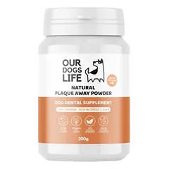 DOGSLIFE Plaque Powder dantų priežiūros milteliai šunims 200 g