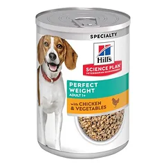 Hill's Science Plan Perfect Weight Adult 1+ Medium su vištiena, sausas maistas šunims, > 10 kg — 2 nuotrauka