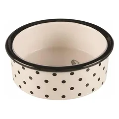 Trixie Zentangle Ceramic Bowl keraminis dubenėlis katėms, 0.3 l/ø 12 cm, baltas/juodas