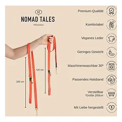 Nomad Tales Bloom pavadėlis, mėtinis, 120 cm ilgio, 20 mm pločio — 4 nuotrauka