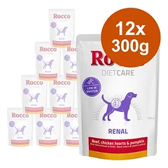 Rocco Diet Care Renal su jautiena, vištiena ir moliūgu, drėgnas maistas šunims 300 g, paketėlis — 4 nuotrauka
