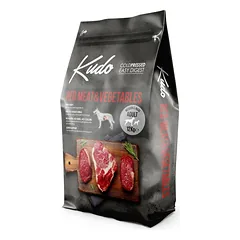 Kudo Red Meat&Vegetables Medium Maxi Adult sausas maistas suaugusiems šunims