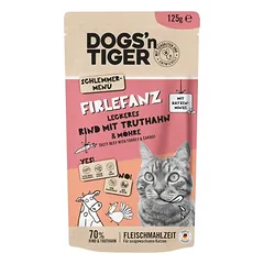 Dogs'n Tiger Cat drėgnas maistas katėms 12 x 125 g — 5 nuotrauka