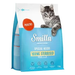 Smilla Young Sterilised su paukštiena, sausas maistas katėms, < 1,4 kg — 3 nuotrauka