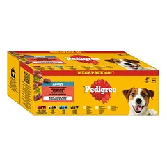 Pedigree šviežumo maišeliai drėgnas maistas šunims 40 x 100 g — 2 nuotrauka
