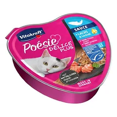 Vitakraft Poésie Délice Plus drėgnas maistas katėms 15 x 85 g, 80 - 99 g — 4 nuotrauka