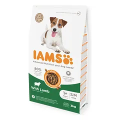 IAMS sausas maistas mažų ir vidutinių veislių šunims su ėriena, 3 kg — 2 nuotrauka