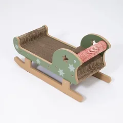 zooplus Exclusive Kratzmöbel Weihnachtsschlitten