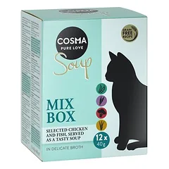 Cosma Soup bandomasis rinkinys 40 g, drėgnas maistas katėms — 4 nuotrauka