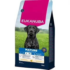 EUKANUBA Mature Large Breeds Chicken 15 kg sausas maistas suaugusiems didelių veislių šunims, turintis šviežio vištienos