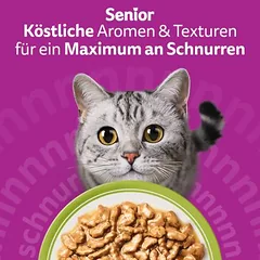 Multipack Whiskas Senior šviežumo maišeliai 12 x 85 g, drėgnas maistas katėms — 4 nuotrauka