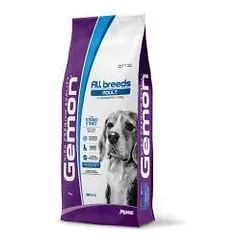 Gemon Dry Dog Medium Adult sausas maistas vidutinio dydžio veislių šunims su tunu ir ryžiais, 15 kg