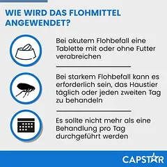 CAPSTAR 11,4 mg katėms ir mažiems šunims — 4 nuotrauka