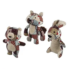 Nobby žaislas šunims, pliušinis gyvūnėlis Patchwork