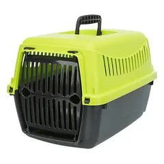 Trixie Capri XS transportavimo dėžė šunims ir katėms, antracito/žalia, iki 4 kg, 26x25x39 cm