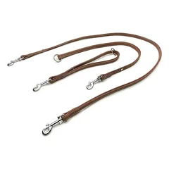 Das Lederband Universal Hundeleine Boston mocca/mocca