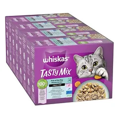 Jumbopack Whiskas Tasty Mix Portionsbeutel 96 x 85 g