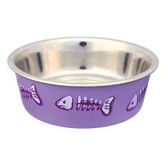 Trixie metalinis dubenėlis su plastikine danga 0.3 l / 12 cm