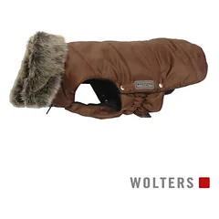 Wolters Parka mit Fellkragen braun