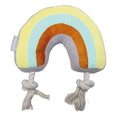 Beeztees Hundespielzeug Kuscheltier Regenbogen Joie aus Plüsch/Baumwolle