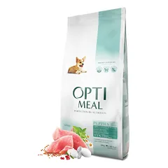 Optimeal™ Visavertis sausas maistas visų veislių šuniukams – kalakutas 1,5 kg – 12kg.
