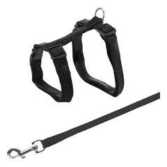 Trixie Kačių petnešos su pavadėliu, Snap, Easy, 22-42 cm-10 mm, 1.25 m