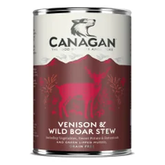 Canagan Venison & Wild Boar Stew konservai su elniena ir šerniena šunims