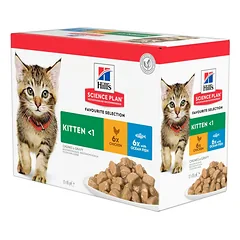 Hill's SP konservuoto maisto rinkinys kačiukams su žuvimi 12x85g