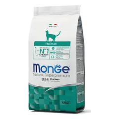 Monge Hairball Rich in Chicken sausas maistas katėms
