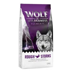 Wolf of Wilderness Monoprotein su antiena "Rough Storms", sausas maistas šunims